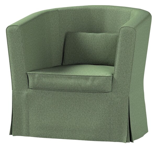 Potah na křeslo IKEA Ektorp Tullsta barva zelená látka pletený vzor
