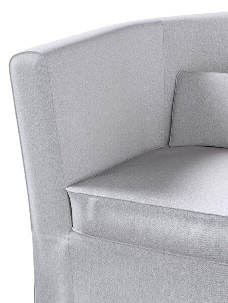 Potah na křeslo IKEA Ektorp Tullsta barva šedá látka pletený vzor