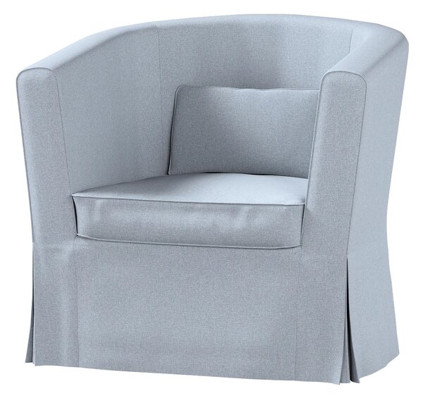 Potah na křeslo IKEA Ektorp Tullsta barva modrá látka pletený vzor