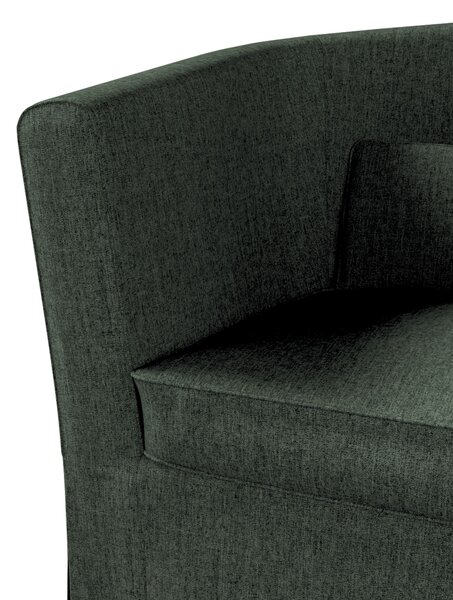 Potah na křeslo IKEA Ektorp Tullsta barva zelená látka pletený vzor