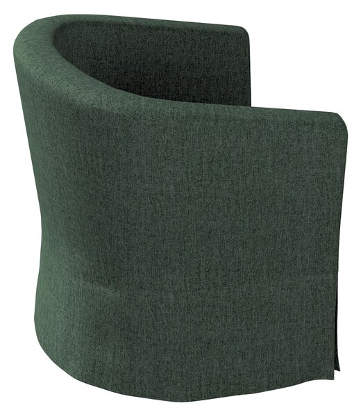 Potah na křeslo IKEA Ektorp Tullsta barva zelená látka pletený vzor