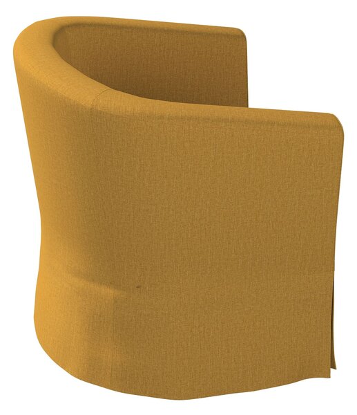 Potah na křeslo IKEA Ektorp Tullsta barva žlutá látka pletený vzor