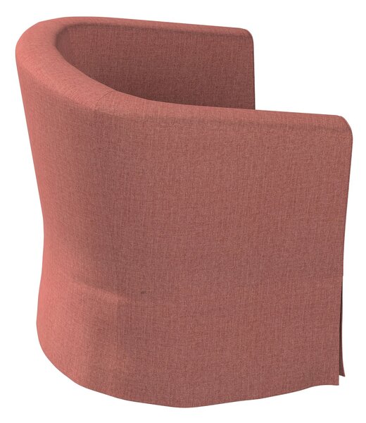 Potah na křeslo IKEA Ektorp Tullsta barva hnědá látka pletený vzor