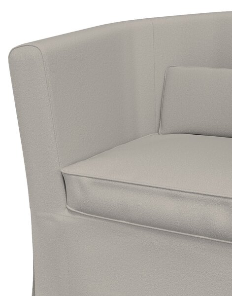 Potah na křeslo IKEA Ektorp Tullsta barva béžová látka pletený vzor