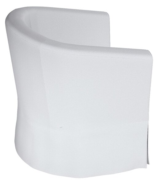 Potah na křeslo IKEA Ektorp Tullsta barva bílá látka pletený vzor