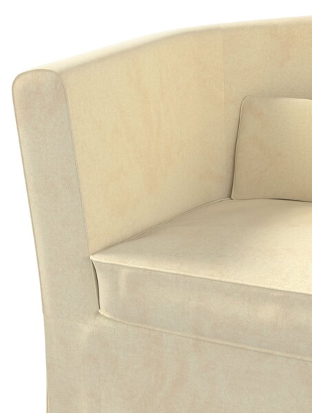 Potah na křeslo IKEA Ektorp Tullsta barva ekr látka lesklé, sametová
