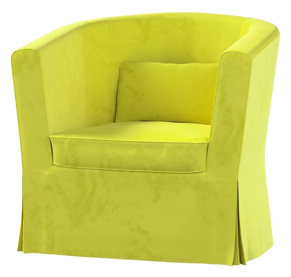 Potah na křeslo IKEA Ektorp Tullsta barva zelená látka lesklé, sametová