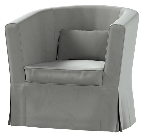Potah na křeslo IKEA Ektorp Tullsta barva šedá látka lesklé, sametová