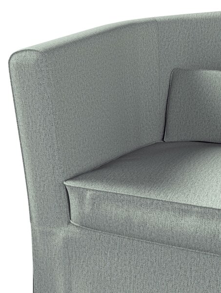 Potah na křeslo IKEA Ektorp Tullsta barva zelená látka pletený vzor