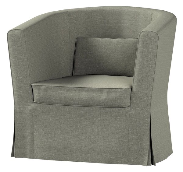 Potah na křeslo IKEA Ektorp Tullsta barva šedá látka pletený vzor