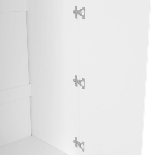 Šatní skříň MARLO š. cca 100 cm, dekor bílá