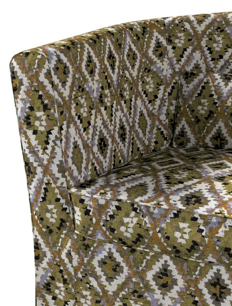 Potah na křeslo IKEA Ektorp Tullsta barva vícebarevná látka pletený vzor, vzorované