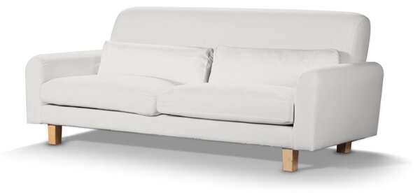 Potah na pohovku IKEA Nikkala krátký barva béžová látka pletený vzor