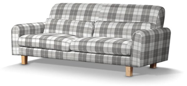 Potah na pohovku IKEA Nikkala krátký barva šedá látka pletený vzor, vzorované