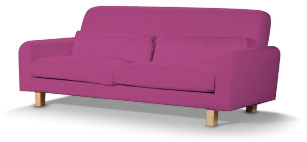 Potah na pohovku IKEA Nikkala krátký barva růžová látka pletený vzor