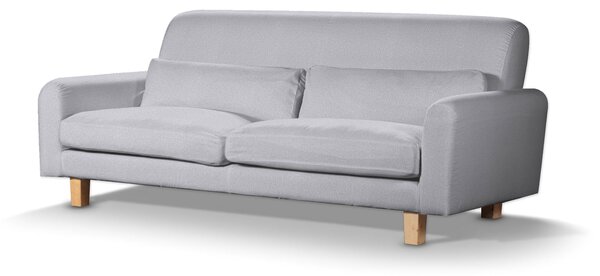 Potah na pohovku IKEA Nikkala krátký barva šedá látka pletený vzor