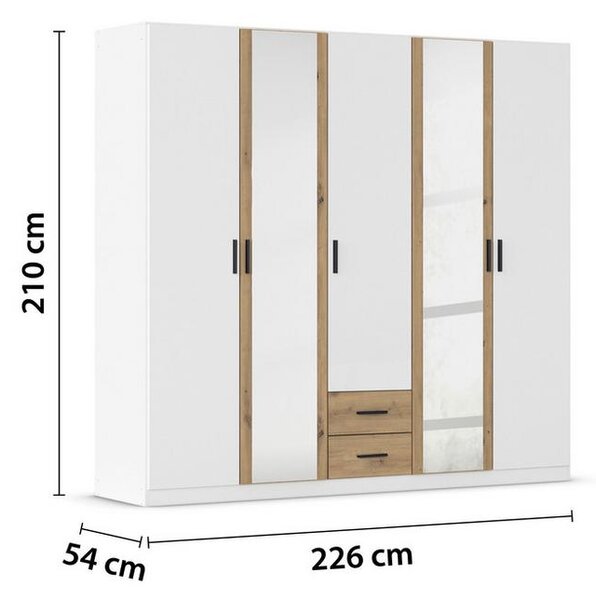 ŠATNÍ SKŘÍŇ DESPINA;šířka, 226 cm