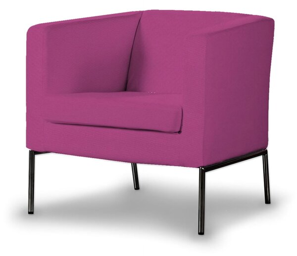 Potah na křeslo IKEA Klappsta barva růžová látka pletený vzor