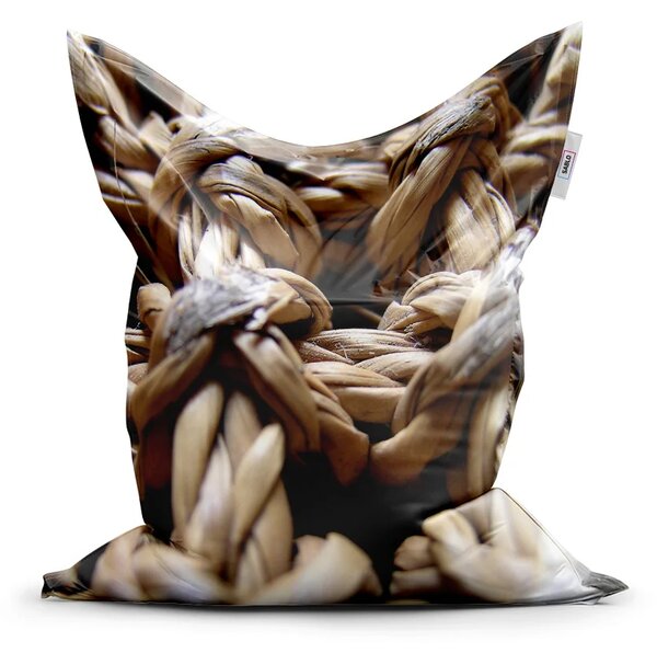 Sablio Sedací vak Classic Banánové listí - 150x100 cm