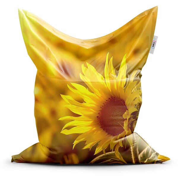 Sablio Sedací vak Classic Slunečnice 3 - 150x100 cm