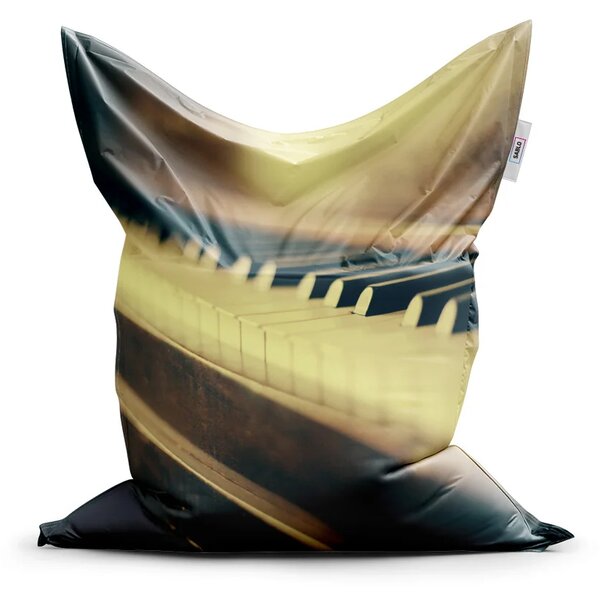 Sablio Sedací vak Classic Klávesy klavíru - 150x100 cm