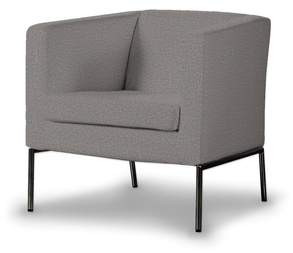 Potah na křeslo IKEA Klappsta barva šedá látka pletený vzor