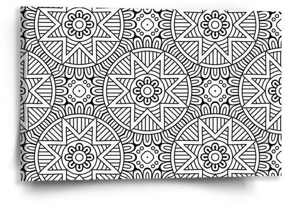 Sablio Obraz Hvězdy mehendi - 60x40 cm