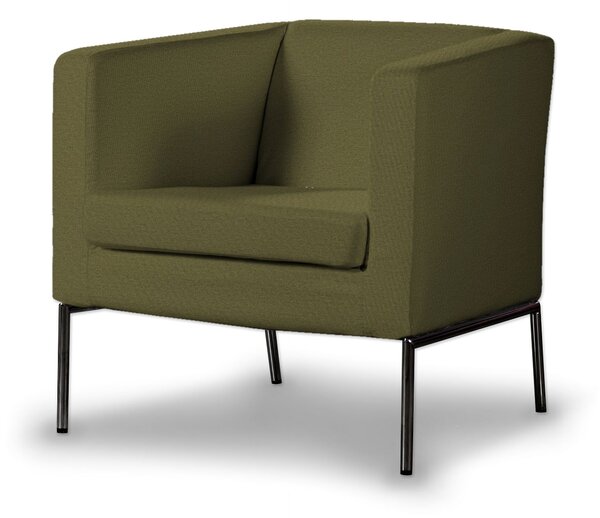 Potah na křeslo IKEA Klappsta barva zelená látka pletený vzor