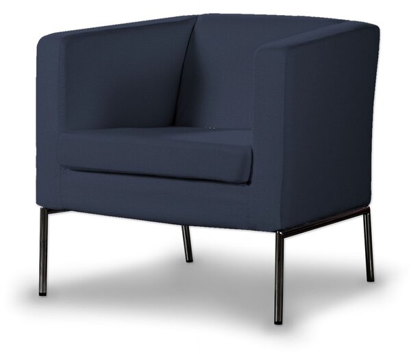 Potah na křeslo IKEA Klappsta barva tmavě modrá látka sametová