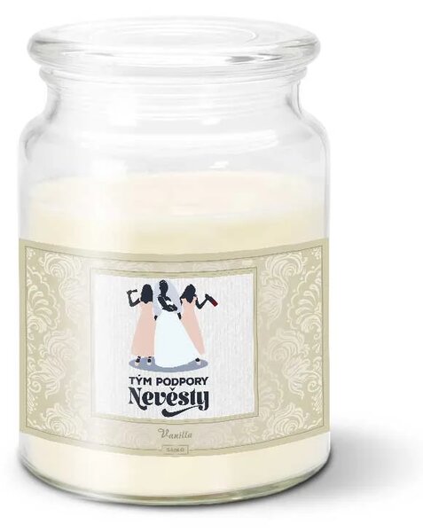 Sablio Svíčka Tým podpory nevěsty - 500 g