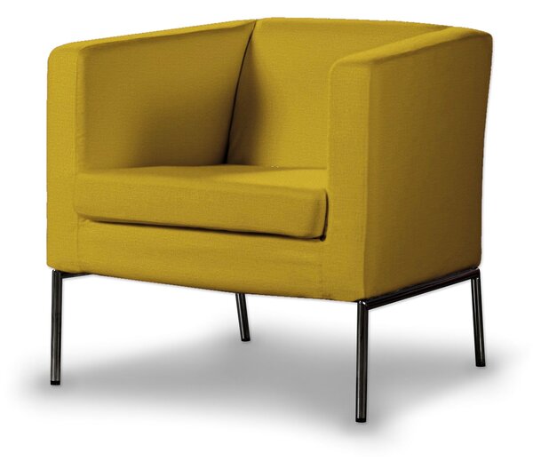 Potah na křeslo IKEA Klappsta barva žlutá látka sametová