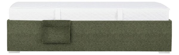 Postel Remi s bočnicemi 90x200, potah olivově zelený