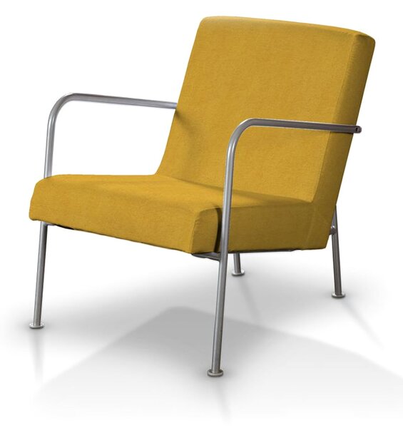Potah na křeslo Ikea PS barva žlutá látka pletený vzor