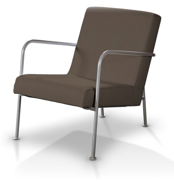 Potah na křeslo Ikea PS barva hnědá látka pletený vzor