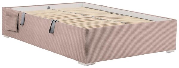 Postel Remi s bočnicemi 120x200, potah růžový