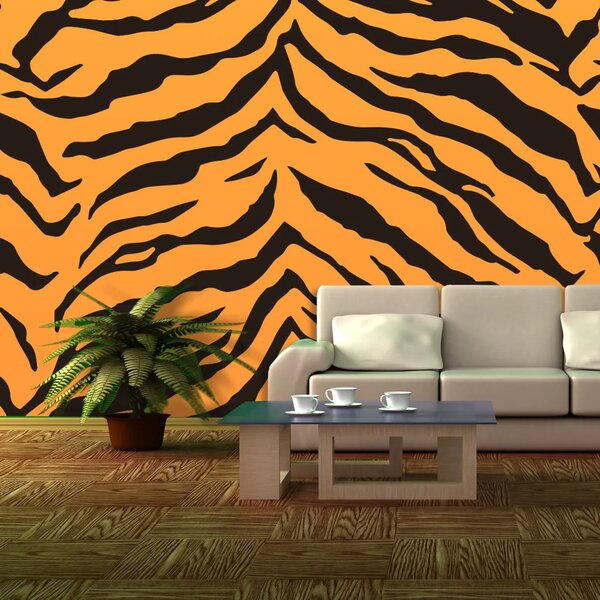 Sablio Tapeta Tygří vzor - 125x75 cm