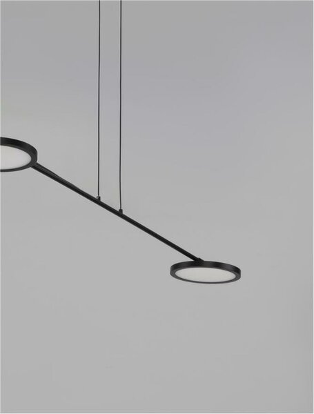 NOVA LUCE závěsné svítidlo SCOPE černá LED 19.4W 3000K stmívatelné 9695252