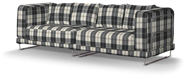 Potah na pohovku IKEA Tylösand 3-místná nerozkládací barva černá látka pletený vzor, vzorované