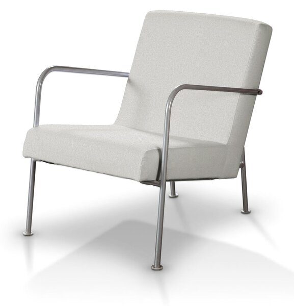 Potah na křeslo Ikea PS barva krémová látka pletený vzor