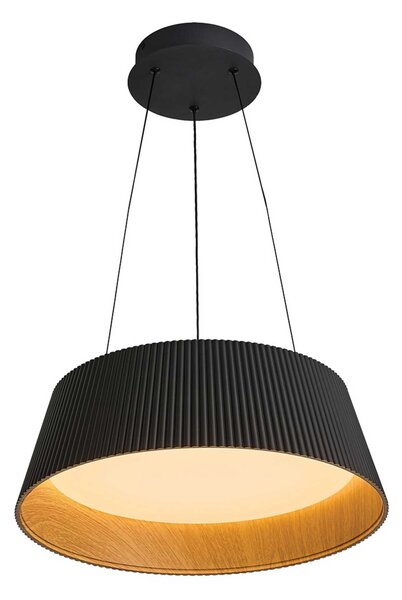 VK Light Aelia Wood LED závěsné svítidlo Černá