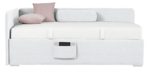 Postel Remi s bočnicemi 90x200, potah bílý