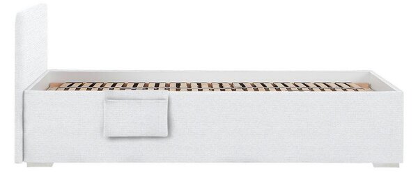 Postel Remi s bočnicemi 90x200, potah bílý