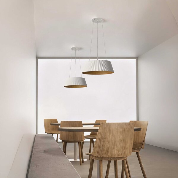 VK Light Aelia Wood LED závěsné svítidlo Černá