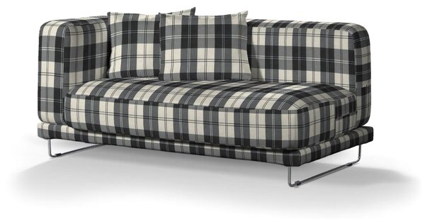 Potah na pohovku IKEA Tylösand 2-místná nerozkládací barva černá látka pletený vzor, vzorované