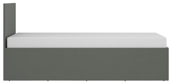 Postel POZZI 140x200 cm, dekor zelená
