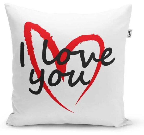 Sablio Polštář I Love you srdce: 40x40 cm