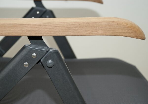 Doppler CONCEPT TEAK FSC® polohovací zahradní křeslo
