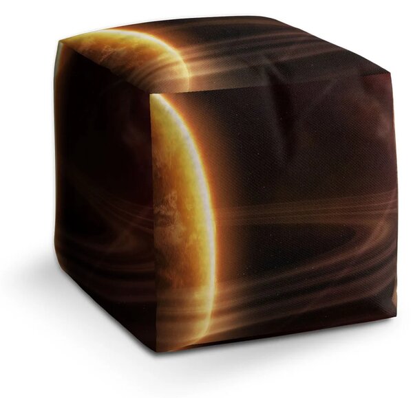 Sablio Taburet Cube Vesmír - 40x40x40 cm