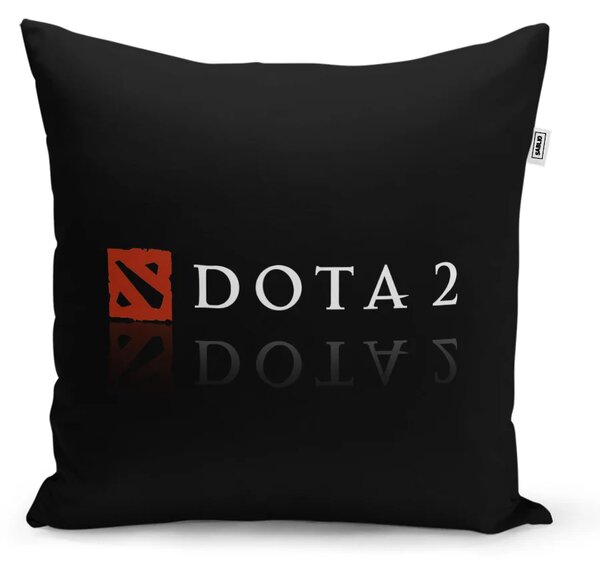 Sablio Polštář DOTA 2 Černá - 40x40 cm