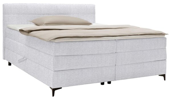 Boxspringová postel BARI 160/200, světle šedá